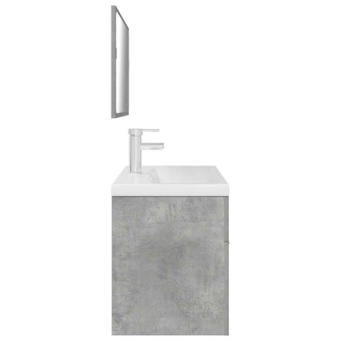 3-CZ. ZESTAW MEBLI ŁAZIENKOWYCH SZAROŚĆ BETONU