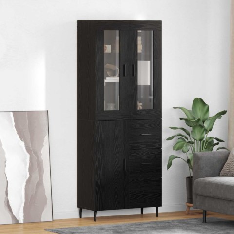 KOMODA CZARNY DĄB 69,5X34X180CM