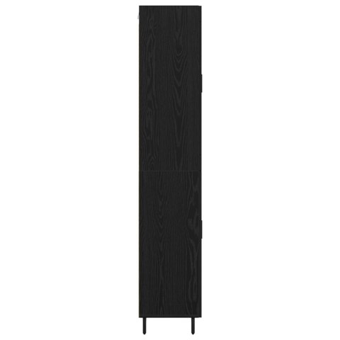 KOMODA CZARNY DĄB 69,5X34X180CM