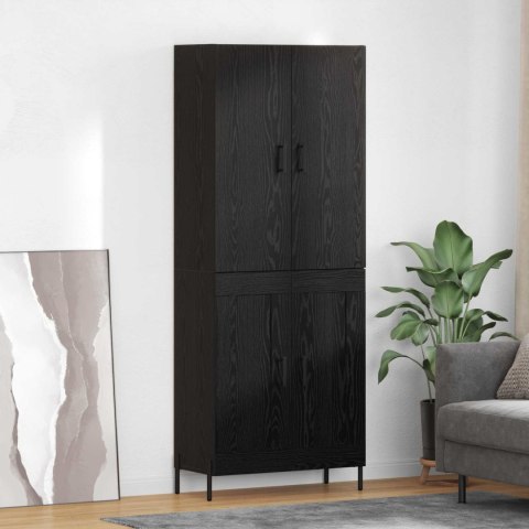 KOMODA CZARNY DĄB 69,5X34X180CM