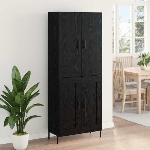 KOMODA CZARNY DĄB 69,5X34X180CM