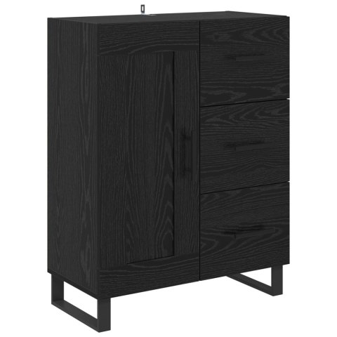 KOMODA CZARNY DĄB 69,5X34X180CM