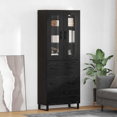 KOMODA CZARNY DĄB 69,5X34X180CM