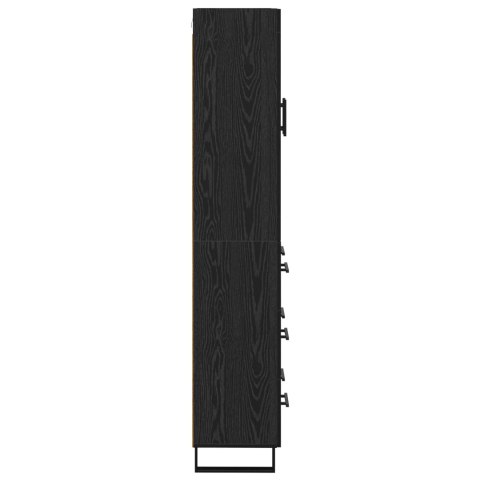 KOMODA CZARNY DĄB 69,5X34X180CM