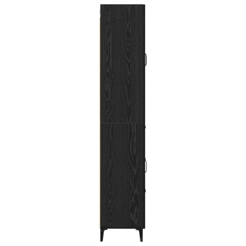 KOMODA CZARNY DĄB 69,5X34X180CM