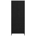 KOMODA CZARNY DĄB 69,5X34X180CM