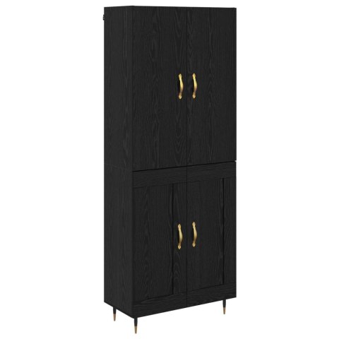 KOMODA CZARNY DĄB 69,5X34X180CM
