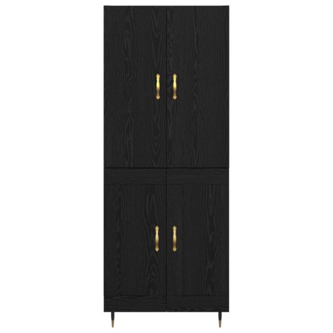 KOMODA CZARNY DĄB 69,5X34X180CM