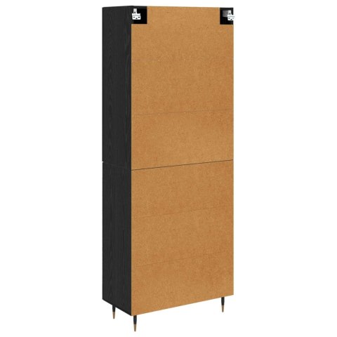 KOMODA CZARNY DĄB 69,5X34X180CM