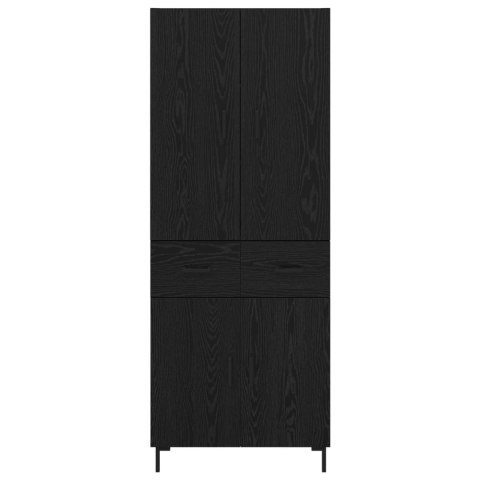 KOMODA CZARNY DĄB 69,5X34X180CM