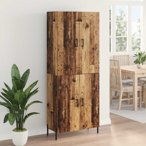 KOMODA MONTOWANE NA ŚCIANIE STARE DREWNO 69,5X34X180CM