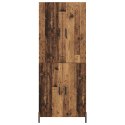 KOMODA MONTOWANE NA ŚCIANIE STARE DREWNO 69,5X34X180CM