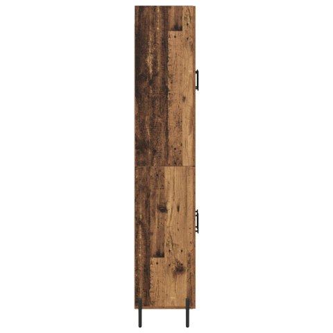 KOMODA MONTOWANE NA ŚCIANIE STARE DREWNO 69,5X34X180CM