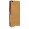KOMODA MONTOWANE NA ŚCIANIE STARE DREWNO 69,5X34X180CM