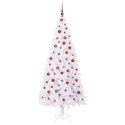 SZTUCZNA CHOINKA Z 300 DIODAMI LED BIAŁA 210CM