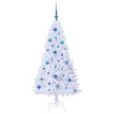 SZTUCZNA CHOINKA Z 150 DIODAMI LED BIAŁA 150CM