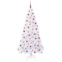 SZTUCZNA CHOINKA Z 300 DIODAMI LED BIAŁA 210CM