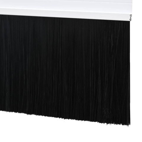 VidaXL Uszczelki z szczotką do drzwi na zatrzask 12 pcs Biały 100 cm