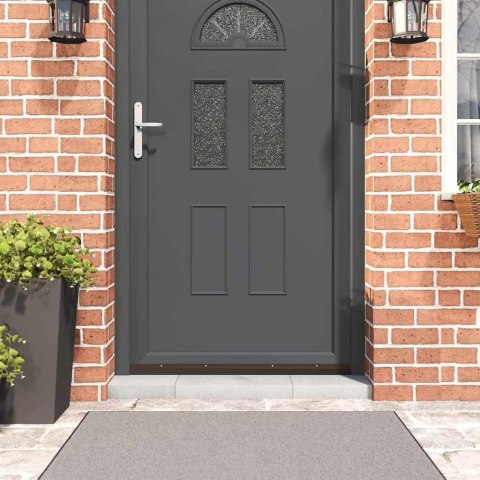 VidaXL Uszczelki z szczotką do drzwi na zatrzask 12 pcs Brązowy 100 cm