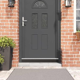 VidaXL Uszczelki z szczotką do drzwi na zatrzask 12 pcs Srebrny 100 cm