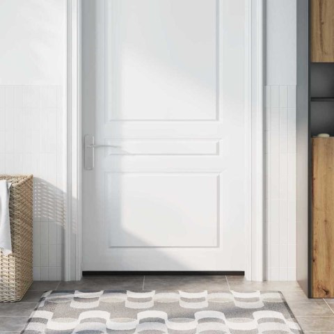 VidaXL Uszczelki z szczotką do drzwi na zatrzask 12 pcs Srebrny 100 cm