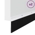 USZCZELKA DO DRZWI ZE SZCZOTKĄ IZOLACYJNA 2 SZT. BIAŁE 100 CM