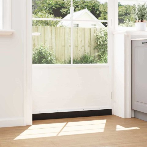 USZCZELKA DO DRZWI ZE SZCZOTKĄ IZOLACYJNA 2 SZT. BIAŁE 100 CM