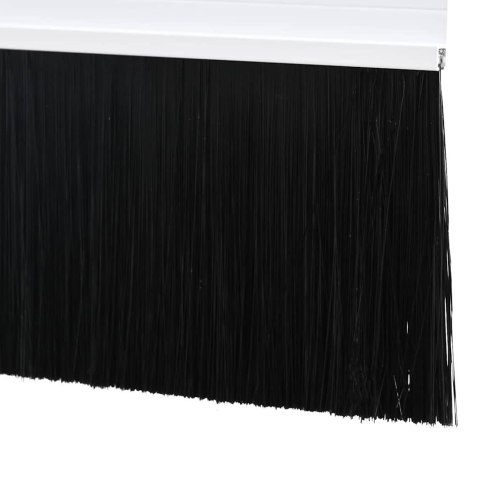 VidaXL Uszczelki z szczotką do drzwi na zatrzask 2 pcs Biały 100 cm
