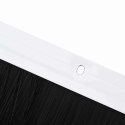 VidaXL Uszczelki z szczotką do drzwi na zatrzask 2 pcs Biały 100 cm