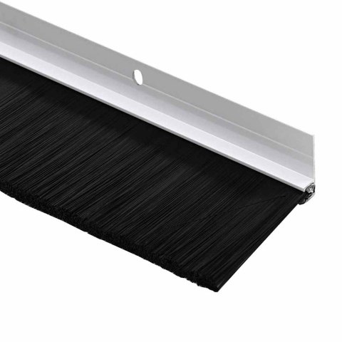 USZCZELKA DO DRZWI ZE SZCZOTKĄ IZOLACYJNA 2 SZT. BIAŁE 100 CM