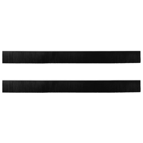 USZCZELKA DO DRZWI ZE SZCZOTKĄ IZOLACYJNA 2 SZT. BIAŁE 100 CM