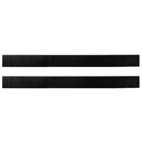 USZCZELKA DO DRZWI ZE SZCZOTKĄ IZOLACYJNA 2 SZT. BIAŁE 100 CM