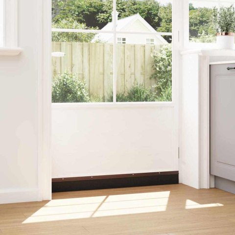 USZCZELKA DO DRZWI ZE SZCZOTKĄ IZOLACYJNA 2 SZT. BRĄZOWE 100CM