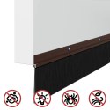 USZCZELKA DO DRZWI ZE SZCZOTKĄ IZOLACYJNA 2 SZT. BRĄZOWE 100CM