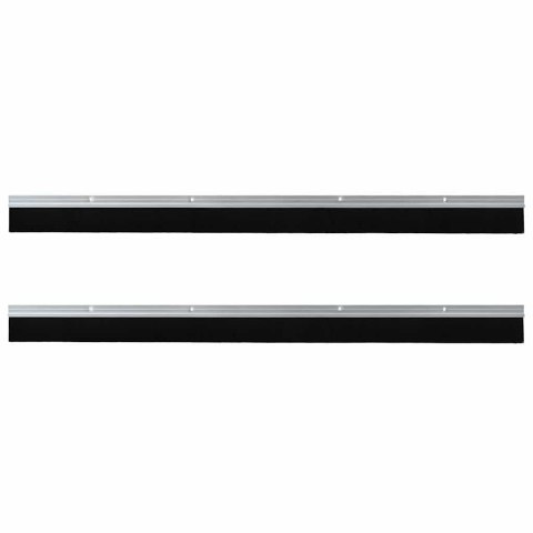 USZCZELKA DO DRZWI ZE SZCZOTKĄ IZOLACYJNA 2 SZT. SREBRNE 100 CM