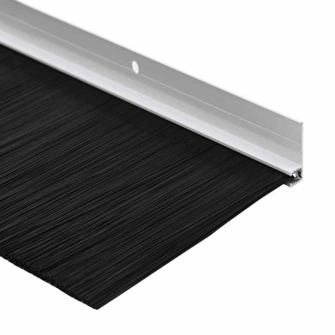 USZCZELKA DO DRZWI ZE SZCZOTKĄ IZOLACYJNA 6 SZT. BIAŁE 100 CM