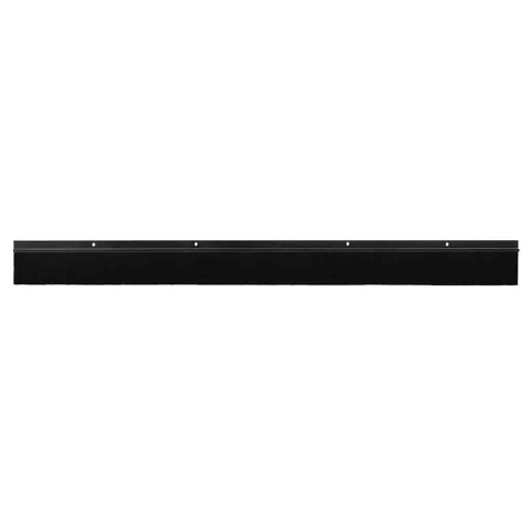 VidaXL Uszczelki z szczotką do drzwi na zatrzask 6 pcs Czarny 100 cm