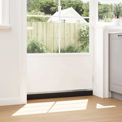 USZCZELKA DO DRZWI ZE SZCZOTKĄ IZOLACYJNA 6 SZT. SREBRNE 100 CM