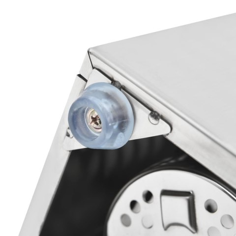 POJEMNIK NA SZTUĆCE 4 PRZEGRODY KWADRATOWY STAL NIERDZEWNA