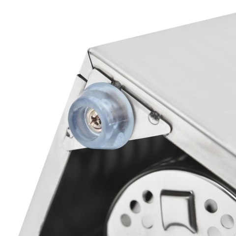 POJEMNIK NA SZTUĆCE 8 PRZEGRÓD PROSTOKĄTNY STAL NIERDZEWNA