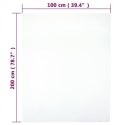 PRZEŚCIERADŁA 2 SZT. BIAŁE 100X200CM DŻERSEJ BAWEŁNIANY