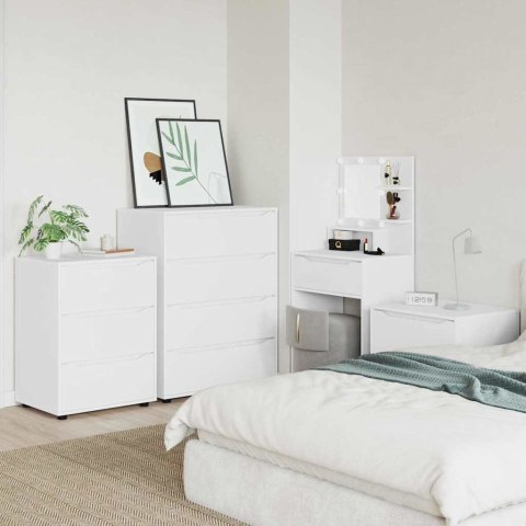 SZAFY DO PRZECHOWYWANIA 2 SZT. BIAŁY 80X48X105CM