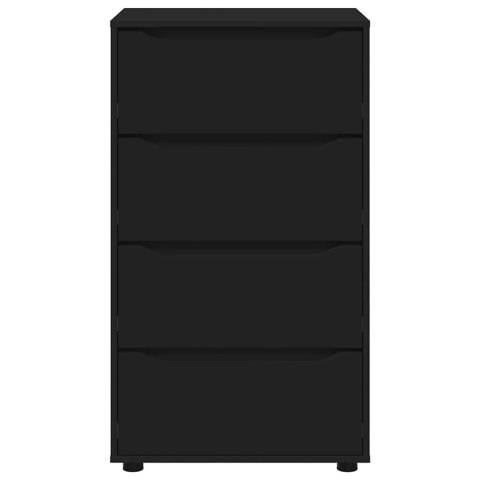 SZAFY DO PRZECHOWYWANIA 2 SZT. CZARNY 60X48X105CM