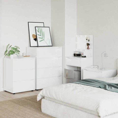 SZAFY DO PRZECHOWYWANIA 2 SZT. POŁYSK BIAŁY