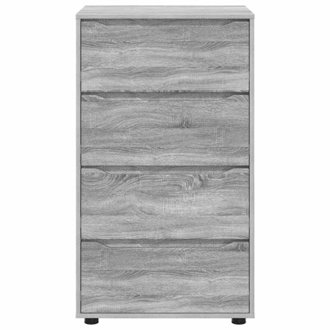 SZAFY DO PRZECHOWYWANIA 2 SZT. SZARY SONOMA 60X48X105CM