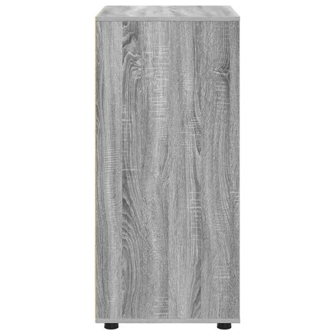 SZAFY DO PRZECHOWYWANIA 2 SZT. SZARY SONOMA 60X48X105CM