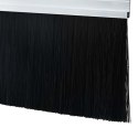 VidaXL Szczotki uszczelniające do drzwi samoprzylepne 6 pcs Srebrny