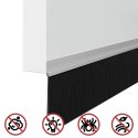 VidaXL Szczotki uszczelniające do drzwi samoprzylepne 6 pcs Srebrny