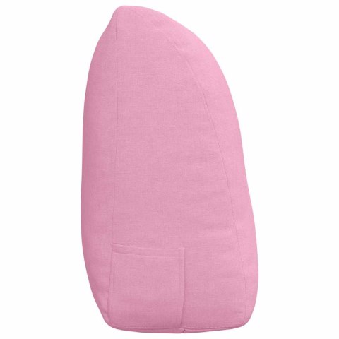 VidaXL Poduszka na plecy Różowy 120 x 24 x 50 cm tkanina