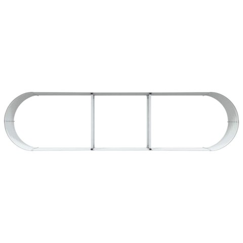 PODNIESIONA RABATA OGRODOWA BRĄZOWY 320X80X44CM STAL